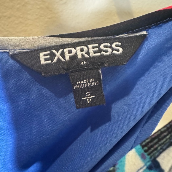 Express Multicolor Patterned Dress - Picture 2 of 3